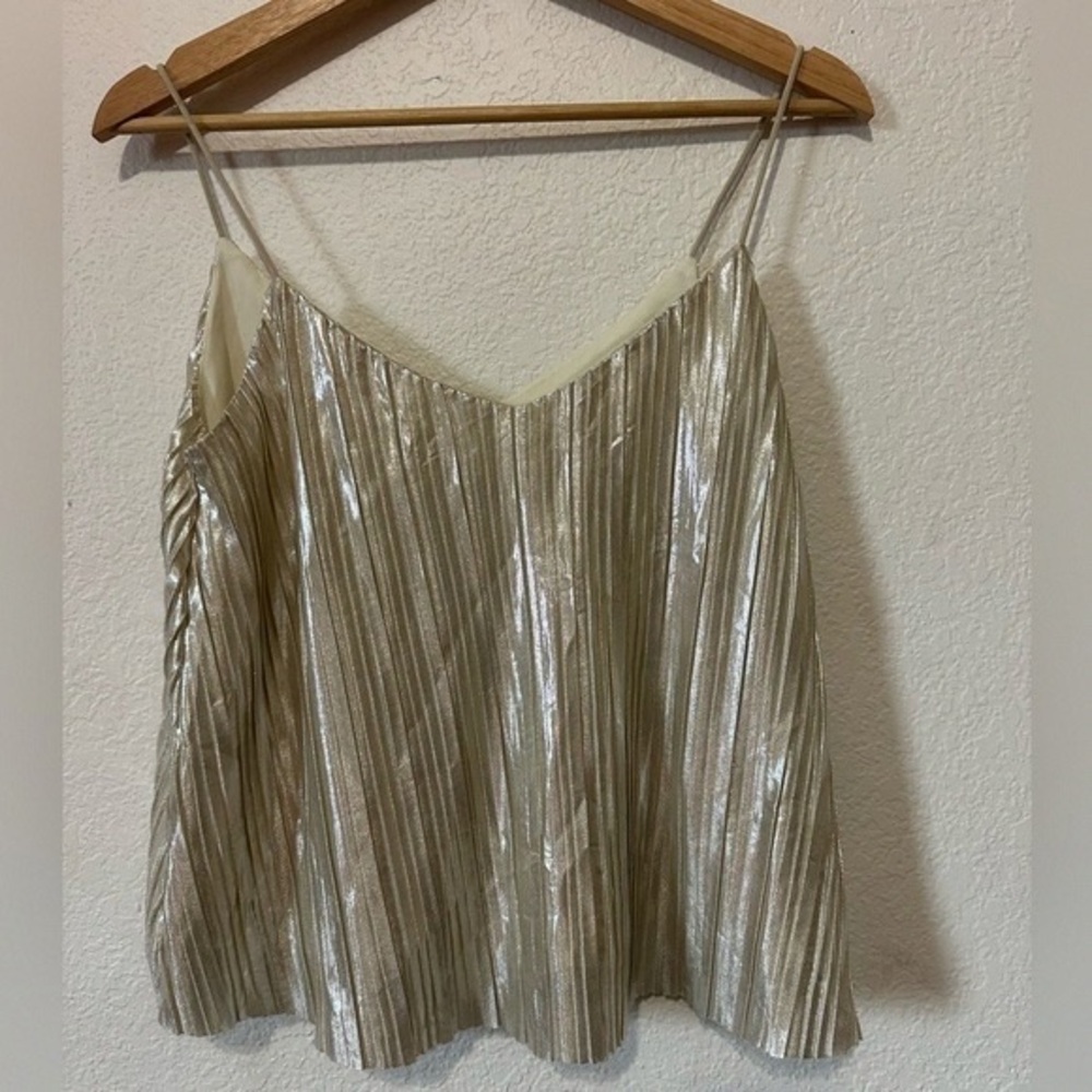 ASOS Metallic Gold Camisole Top